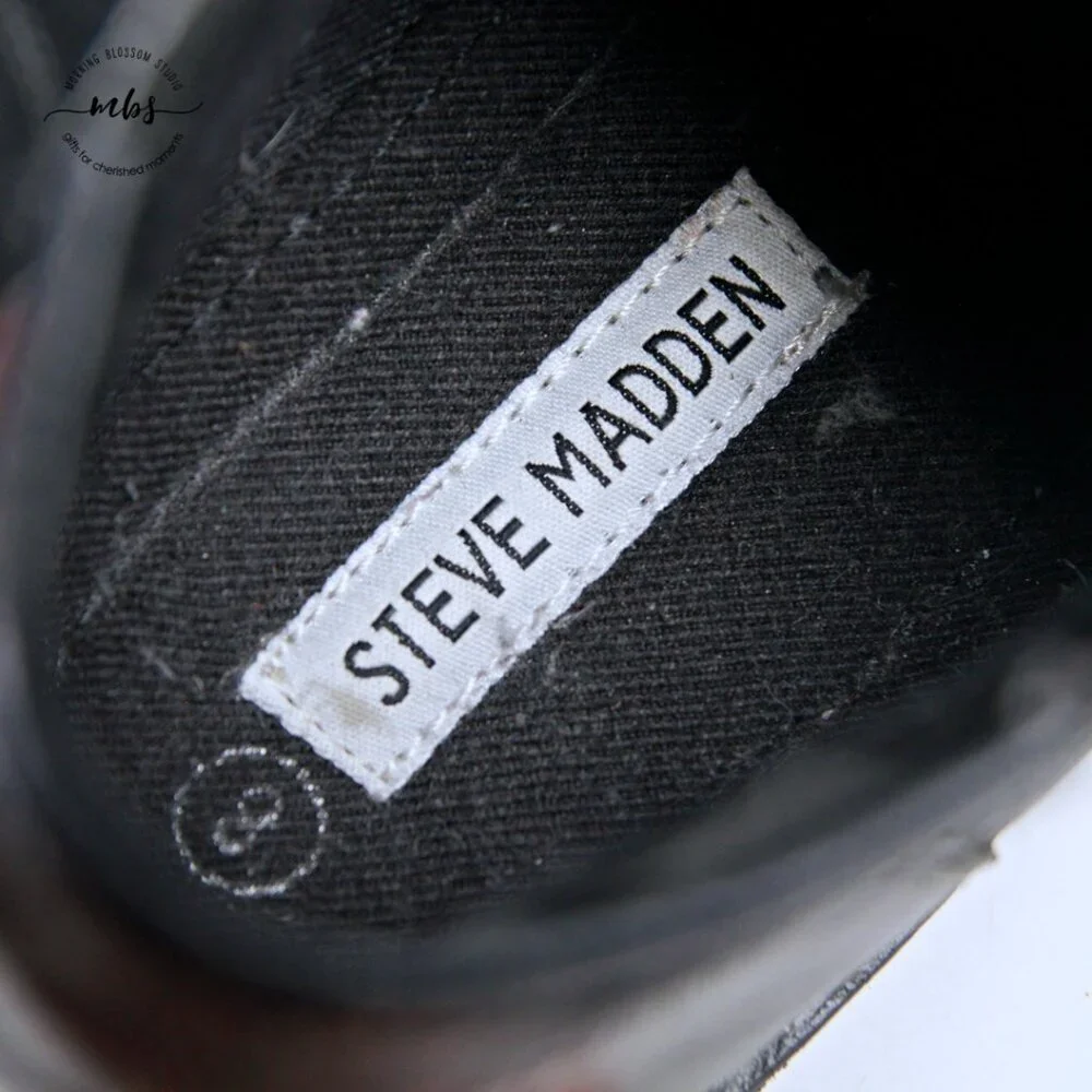 Steve Madden Handler Wallabee Boots‎ Black Men 8